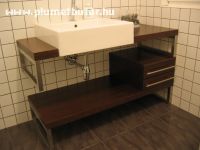 Fürdőszoba szekrény, Wenge furnéros