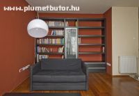 Bükk furnéros polcrendszer - nappali bútor